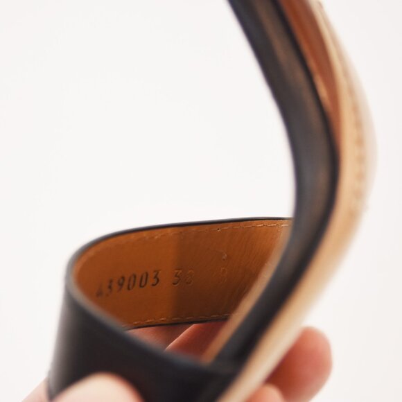 Ralph Lauren Collection Darcia Calfskin Sandal Heels Purple Label Shoes - Picture 15 of 15